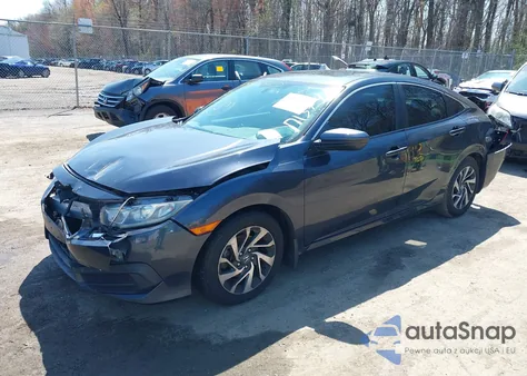 2018 Honda Civic Ex from USA, damaged, VIN 2HGFC2F7XJH501655